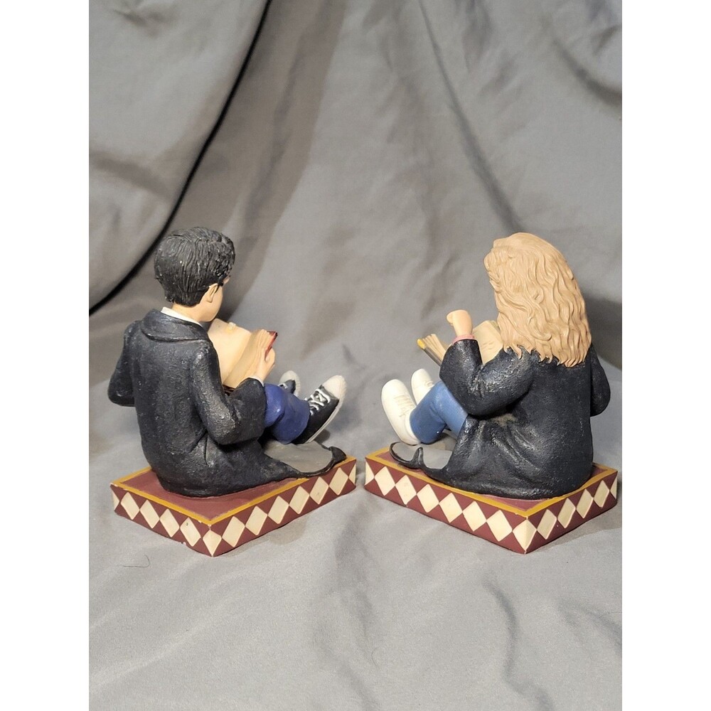 Enesco Harry Potter & Hermione Granger Resin Bookends Boxed Set 2000 - Picture 2 of 7